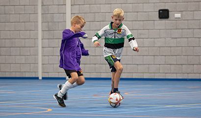 Zaalvoetbal op Texel