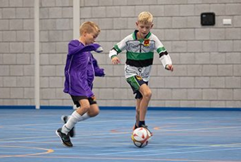 Zaalvoetbal op Texel