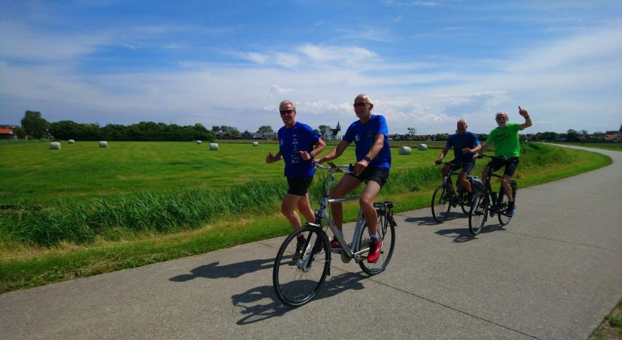 Roparun estafette Texel zeer geslaagd