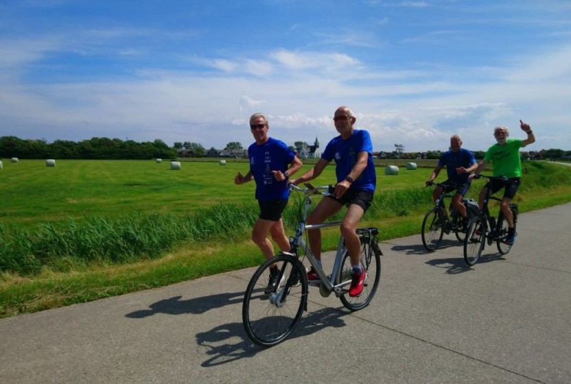 Roparun estafette Texel zeer geslaagd