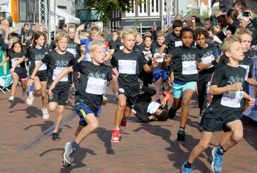 Zeer snelle tijden bij Kidsrun