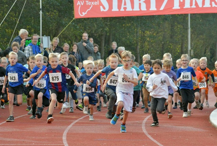 Zeer veel deelnemers bij Scholierenloop