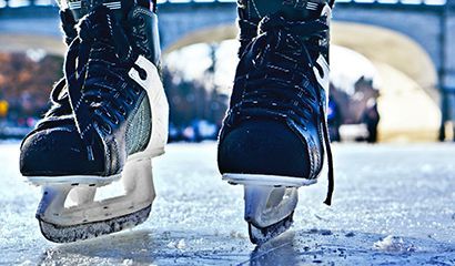 Schaatsen op Texel