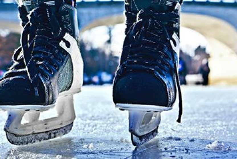 Schaatsen op Texel