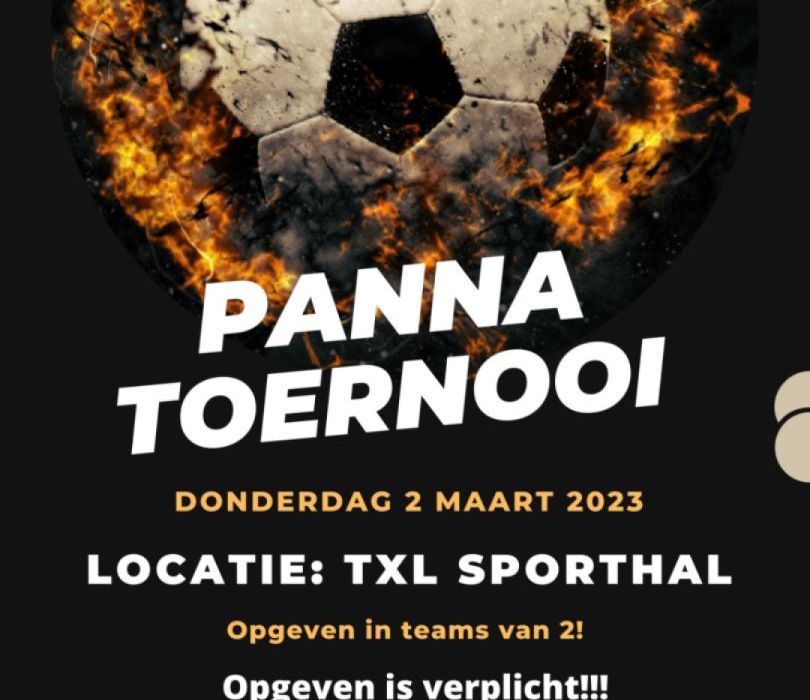 Panna toernooi in de voorjaarsvakantie