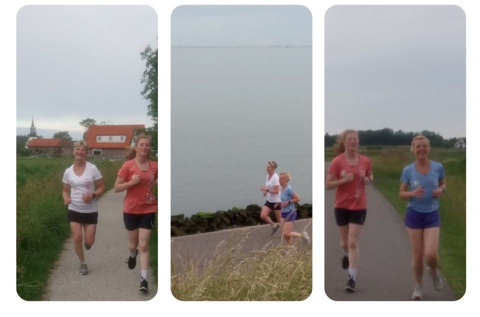 Virtuele 5x5 estafette levert ruim € 1050,- op voor Roparun