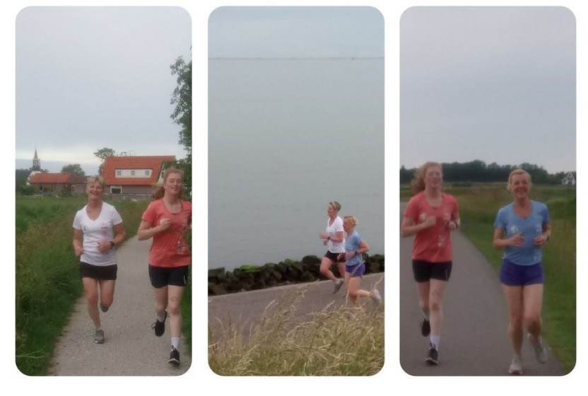 Virtuele 5x5 estafette levert ruim € 1050,- op voor Roparun