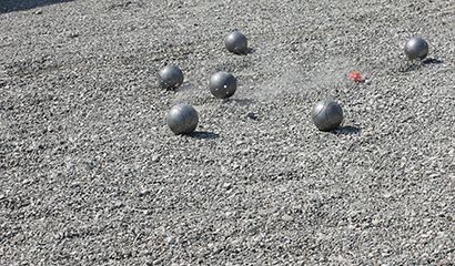 Jeu de boules op Texel