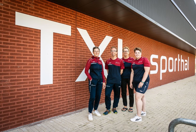 De sport- en beweegcoaches van Sportstichting Texel