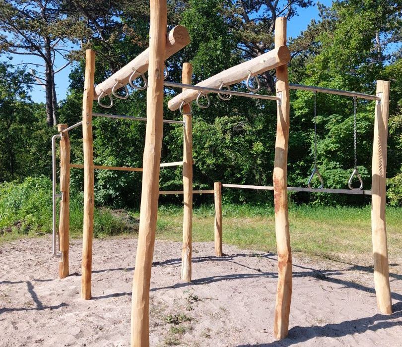 Toestellen trimbaan geplaatst