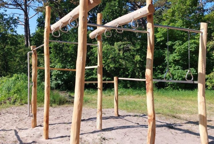 Toestellen trimbaan geplaatst