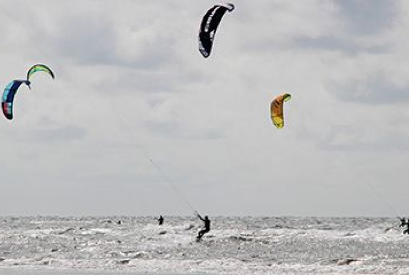 Kitesurfen op Texel