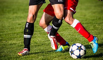 Voetbal op Texel