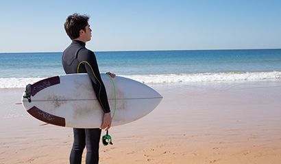 Surfen op Texel
